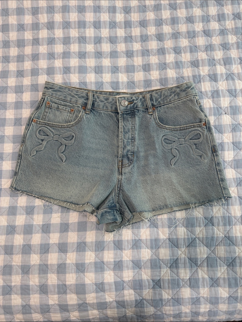 PacSun High Rise Festival Bow Shorts